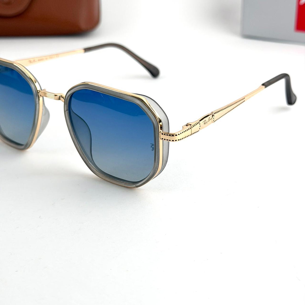 Ray Ban Geo Polarized RB4711 – Golden Blue