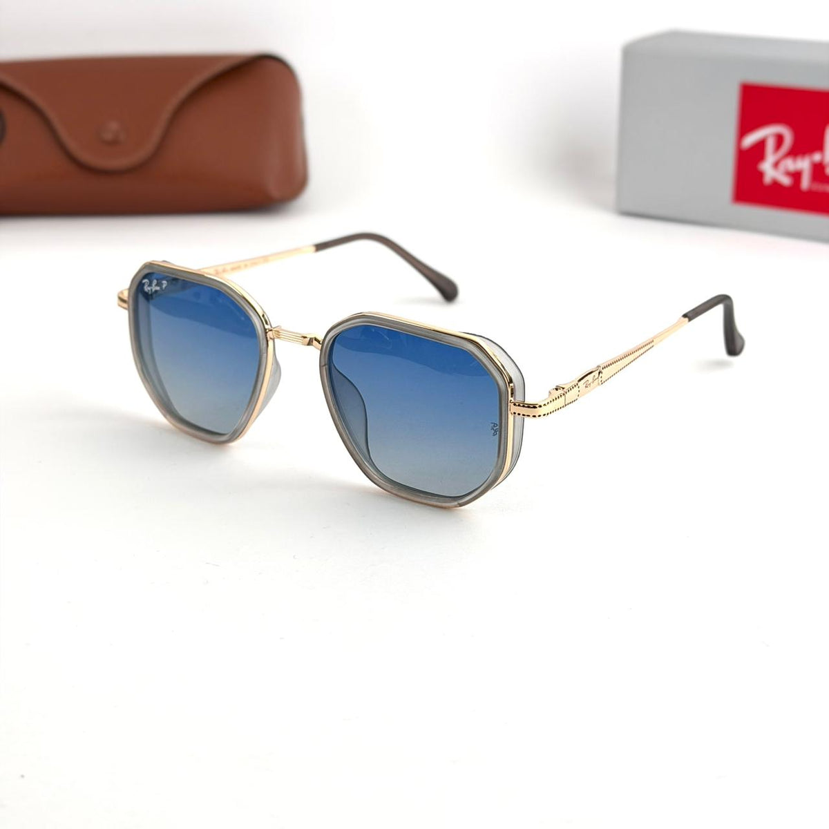 Ray Ban Geo Polarized RB4711 – Golden Blue