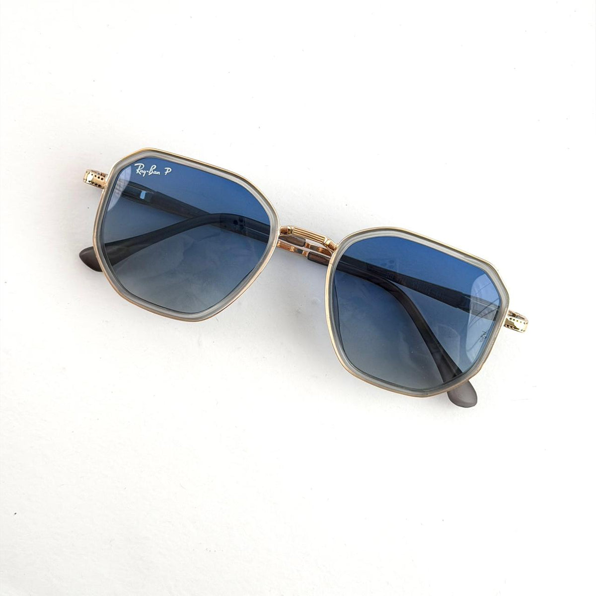 Ray Ban Geo Polarized RB4711 – Golden Blue