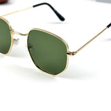Ray Ban Hexagonal Classic b – Gold Green