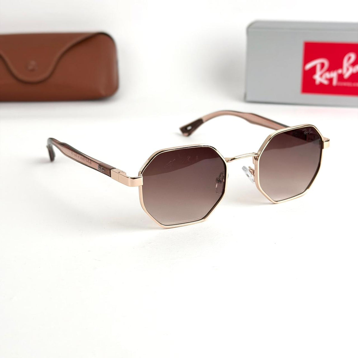 Ray-Ban Octagon Classic – Gold Brown