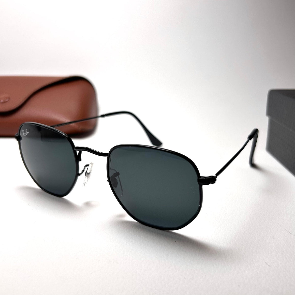Ray Ban R3548 Hexagonal – Full Black
