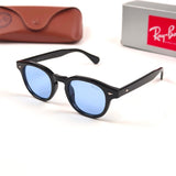 Ray Ban RB2180 Round – Black Blue Mirror