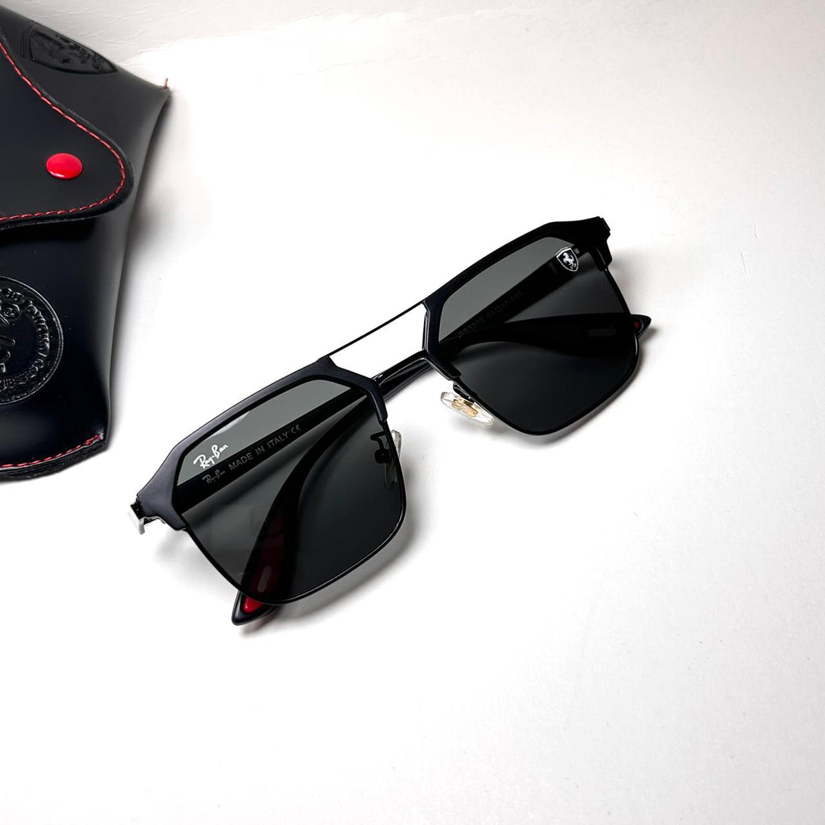 Ray Ban Scuderia Ferrari Squarish RB3279 - Black