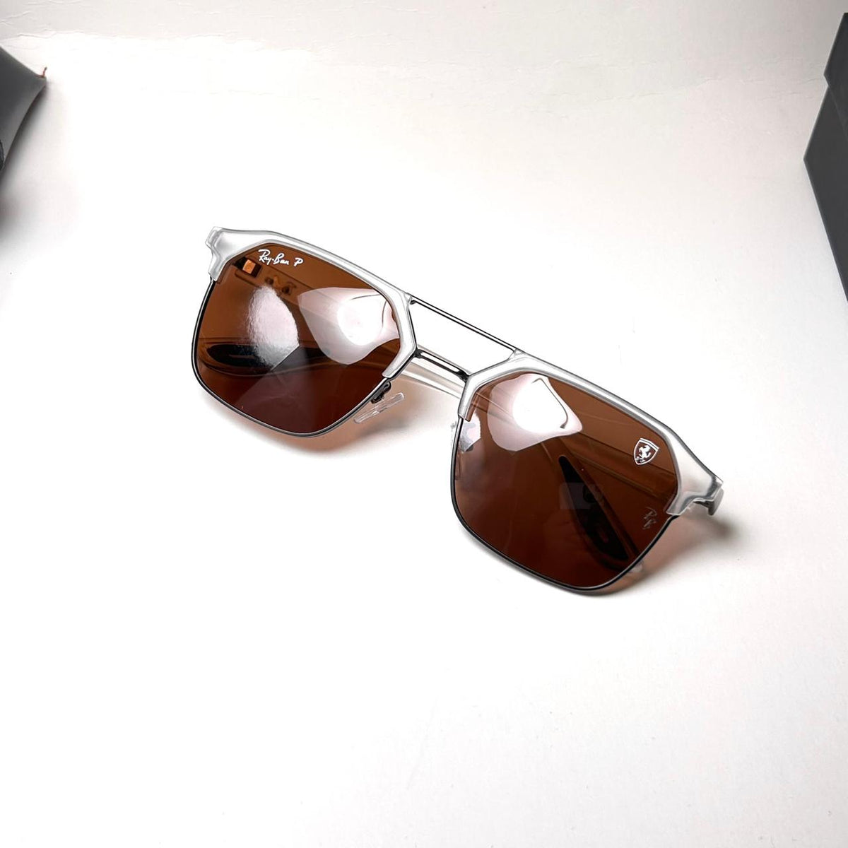 Ray Ban Scuderia Ferrari Squarish RB8329 - Crystal Brown