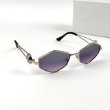 Versace Medusa Geometric T091 - Silver Purple Gradient