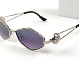 Versace Medusa Geometric T091 - Silver Purple Gradient