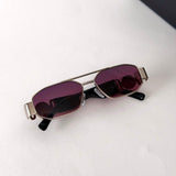 Versace Rectangular VE2267 – Silver Purple Gradient