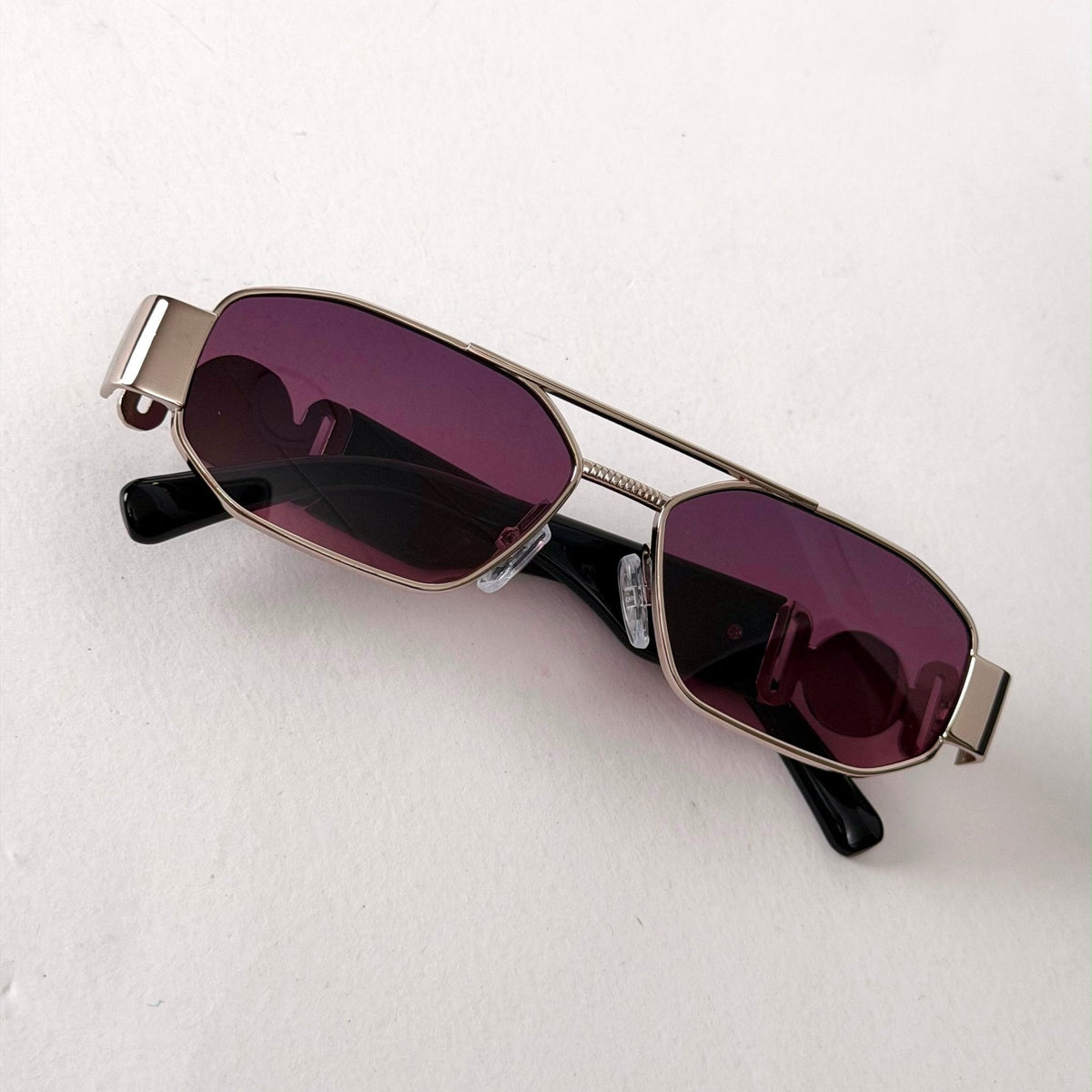 Versace Rectangular VE2267 – Silver Purple Gradient
